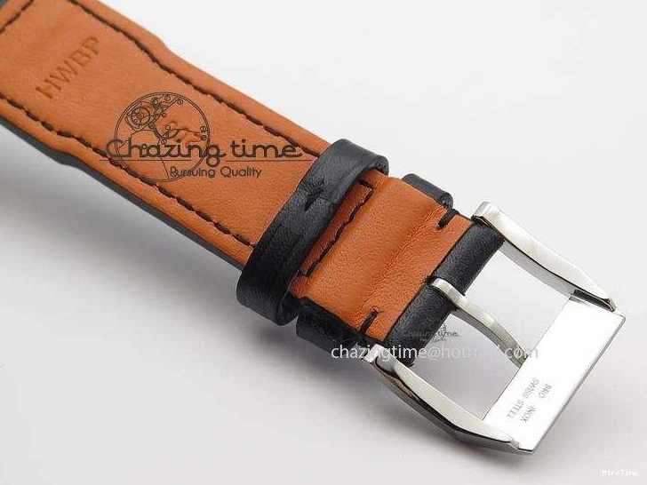 MIROTIME 0313 Mark XVIII IW327001 V6F Best Edition Black Dial On Black Leather Strap A Tailored 7307